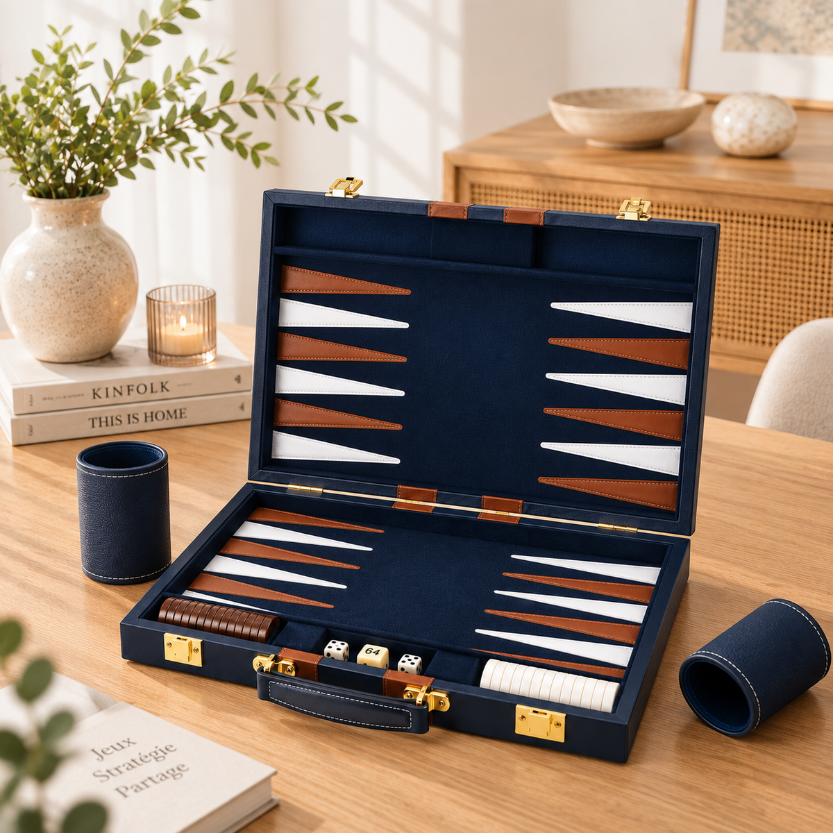 Backgammon en Coffret