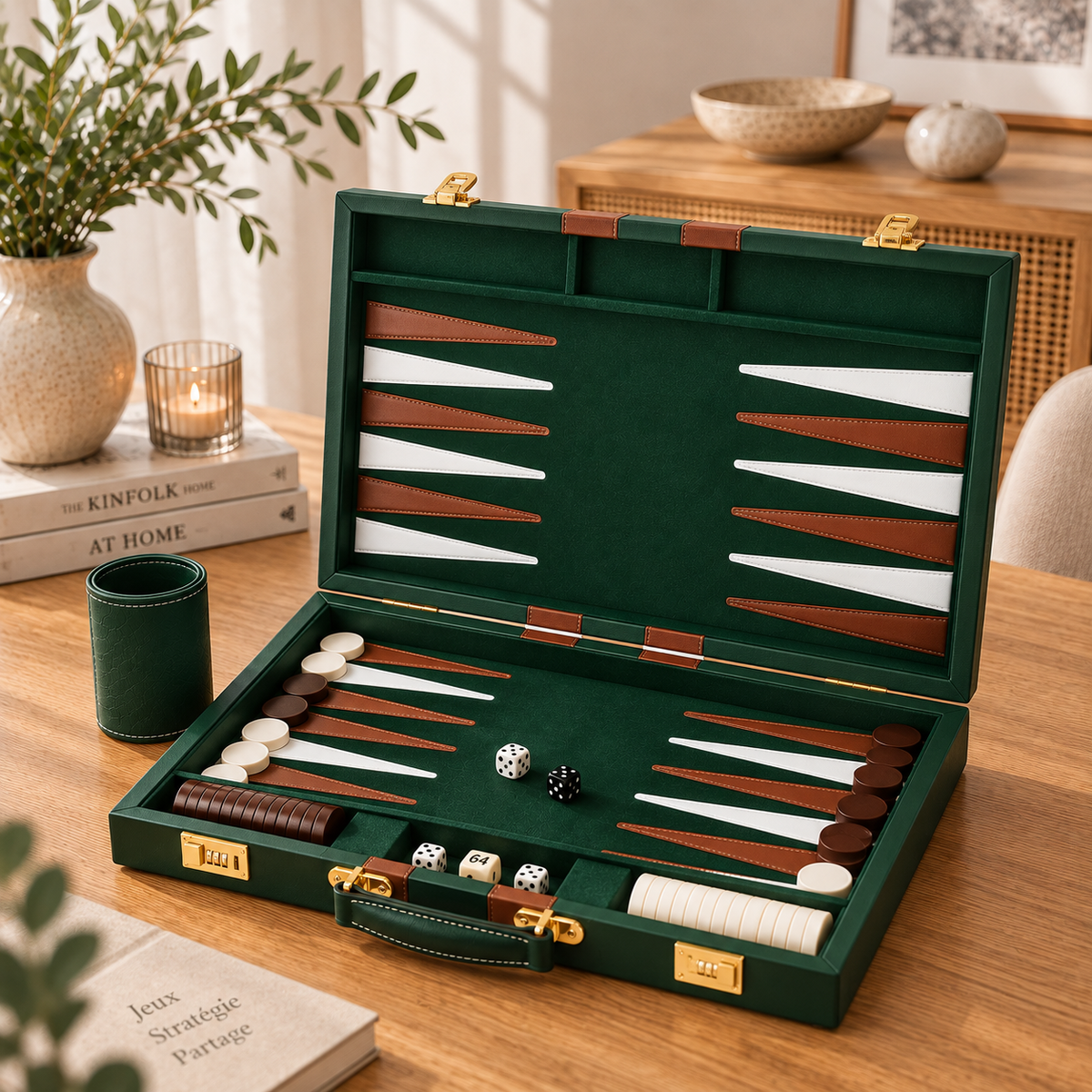Backgammon en Coffret