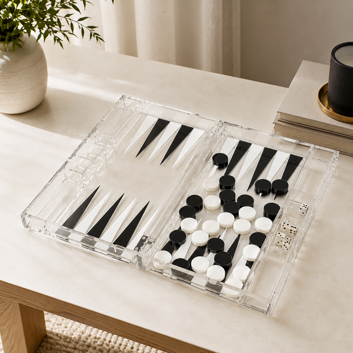 backgammon en Acrylique