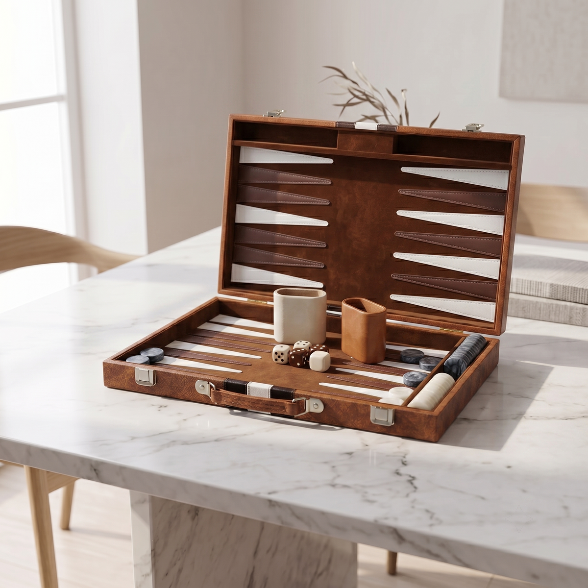 Backgammon en Mallette