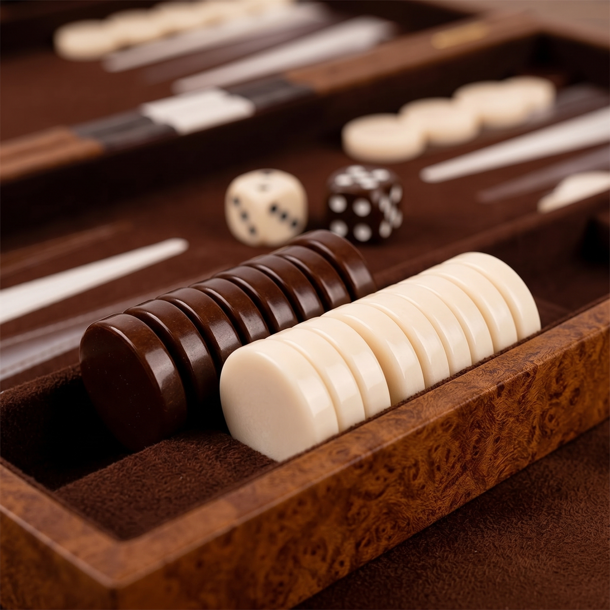Backgammon en Mallette