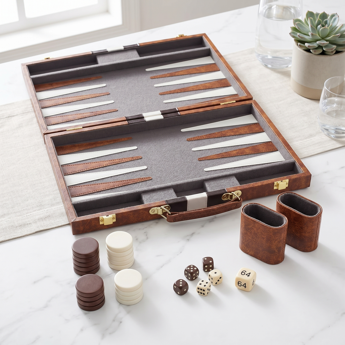 Backgammon en Mallette